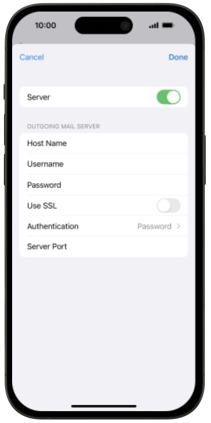 Server in uscita con SSL