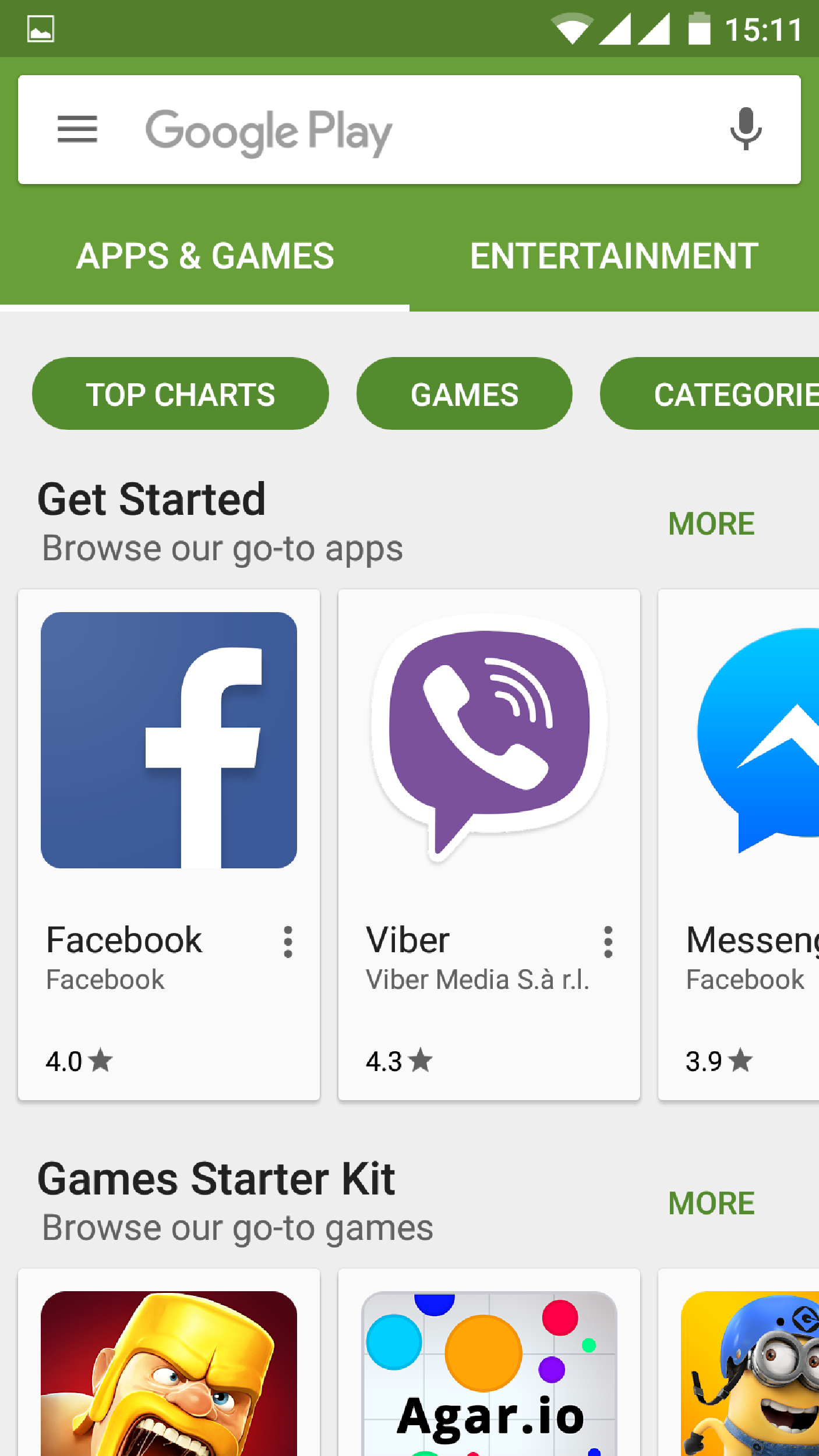 Visite a App store Google Play